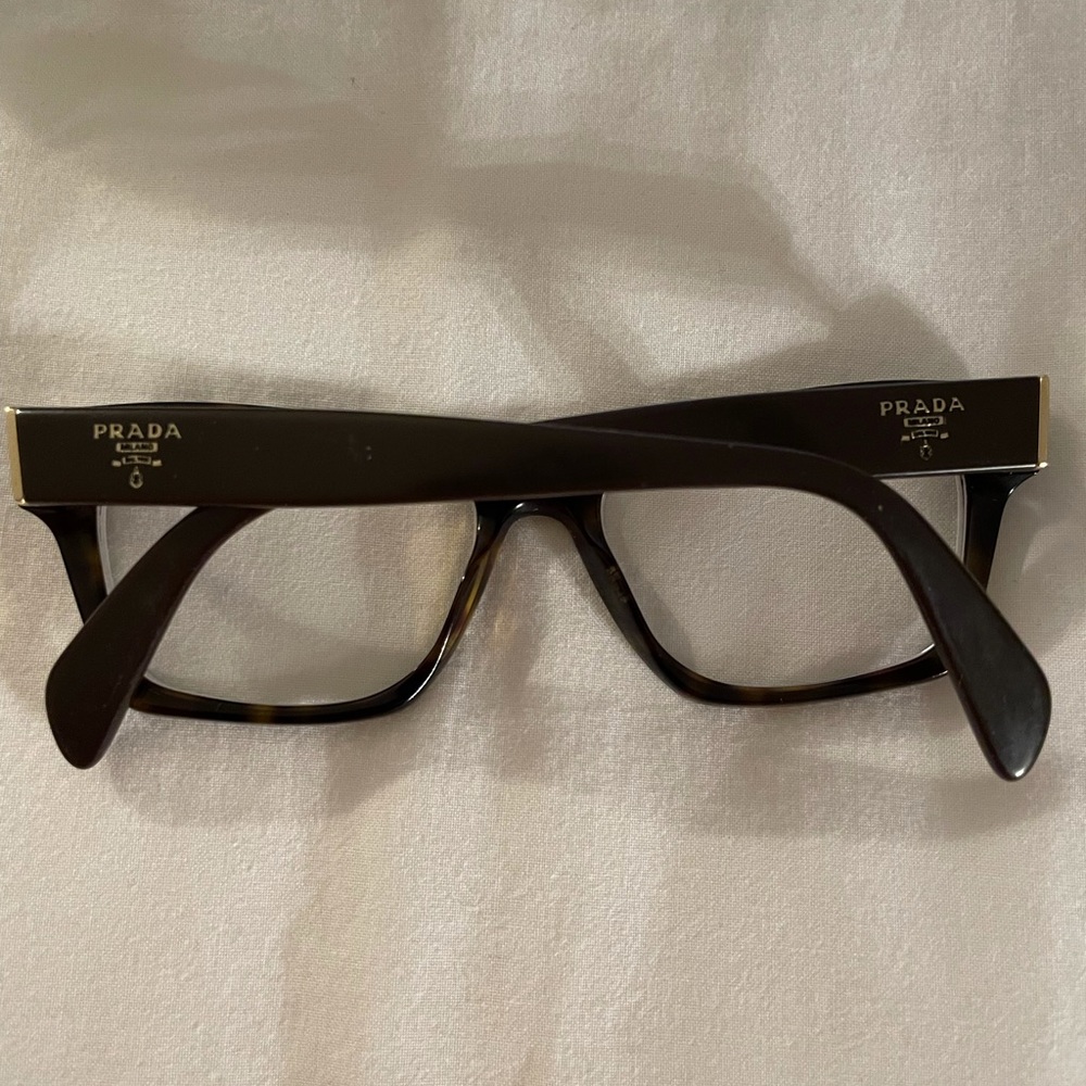 Prada Tortoise Shell Optical Glasses - Picture 6 of 8